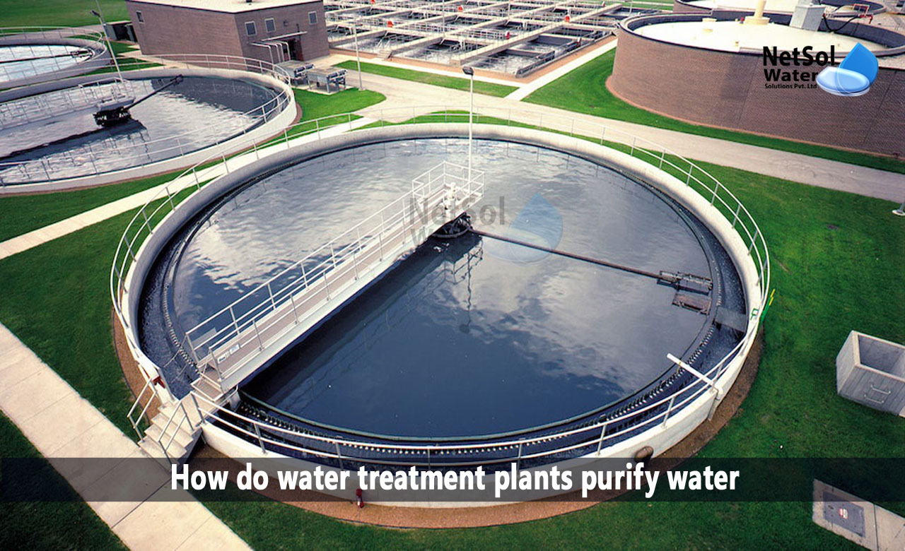 water treatment plant process, water purification plant, drinking water treatment process